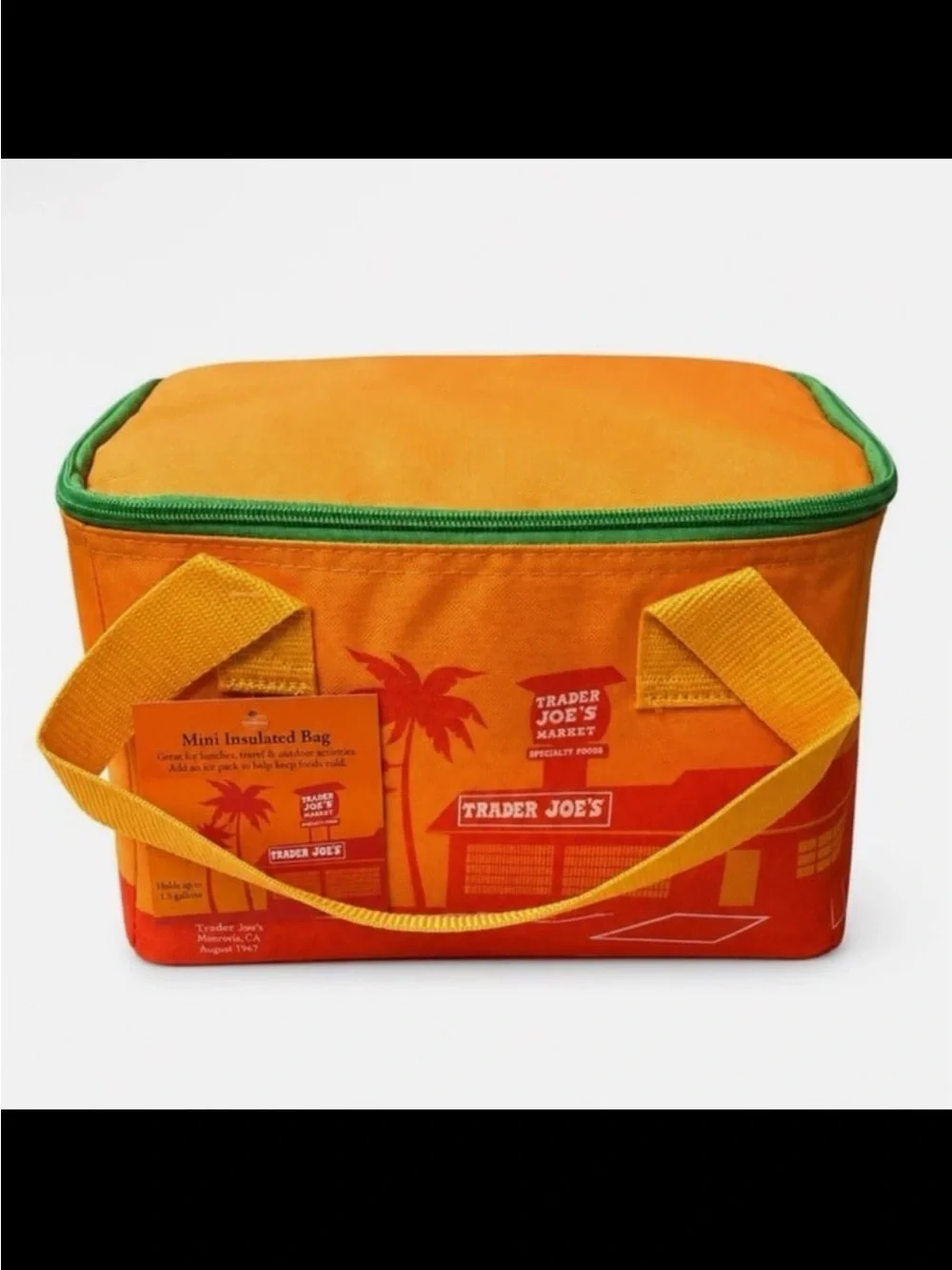 🆕Trader Joe’s Set of 2 Mini Insulated Food Storage Lunch Tote Bag❤️❤️